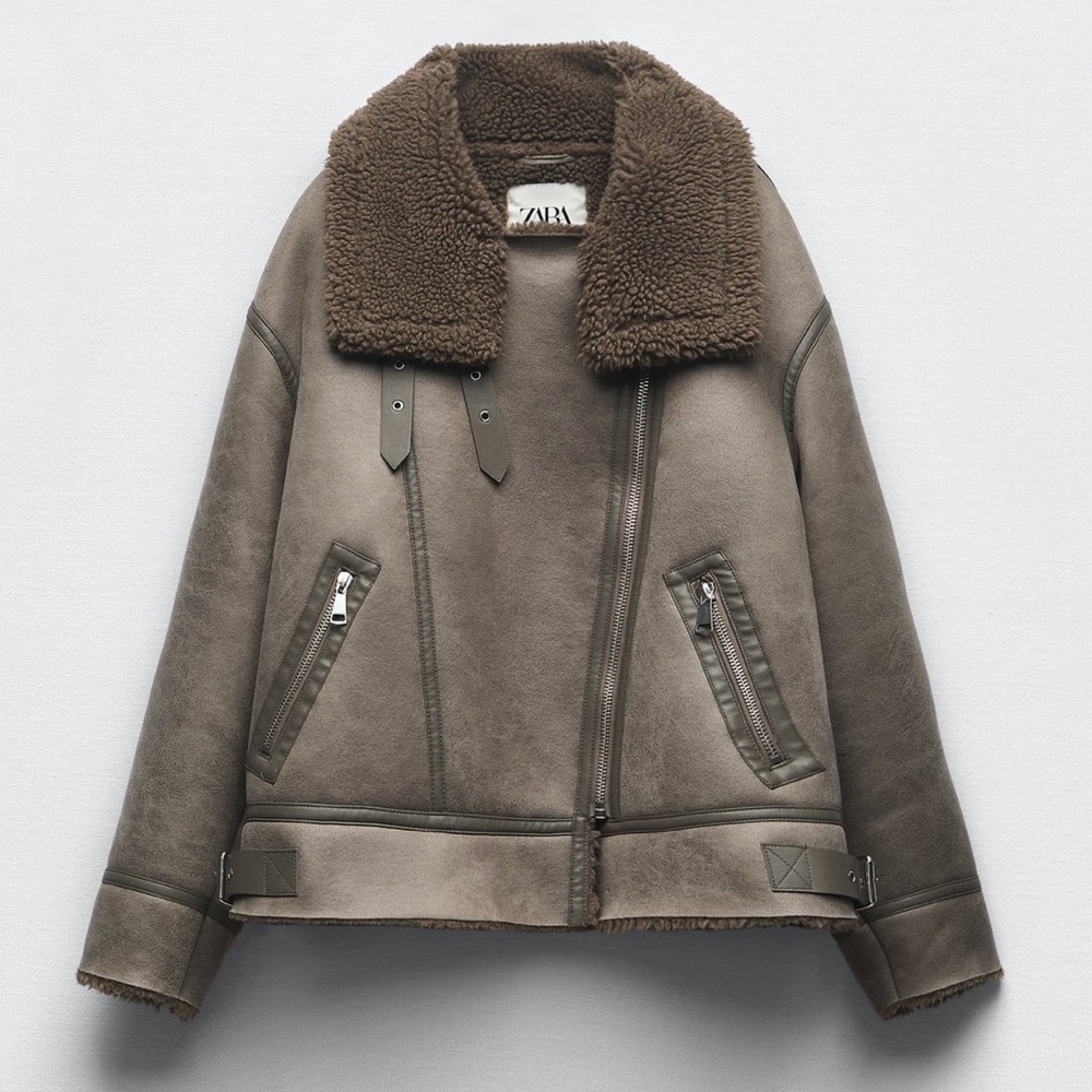 Double Faced Suede Leather Jacket- Size Small